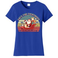 Cats For Everybody Santa Christmas Cat Lovers Gift Women's T-Shirt