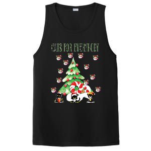 Cats For Everybody Funny Christmas PosiCharge Competitor Tank