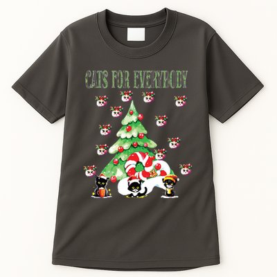 Cats For Everybody Funny Christmas Tall T-Shirt