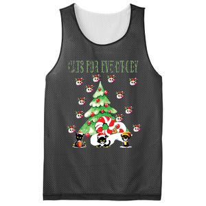 Cats For Everybody Funny Christmas Mesh Reversible Basketball Jersey Tank