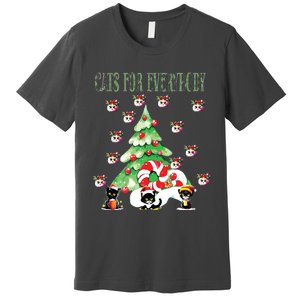 Cats For Everybody Funny Christmas Premium T-Shirt