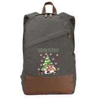 Cats For Everybody Funny Christmas Cotton Canvas Backpack