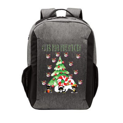 Cats For Everybody Funny Christmas Vector Backpack