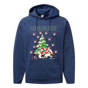 Cats For Everybody Funny Christmas Performance Fleece Hoodie