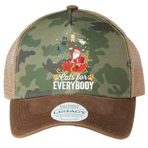 Cats For Everybody Santa Kitties Merry Christmas Costume Cute Gift Legacy Tie Dye Trucker Hat