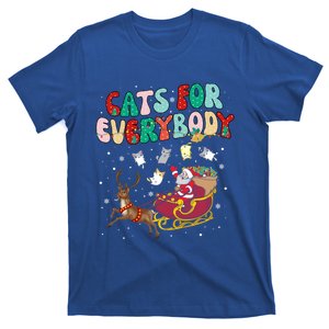 Cats For Everybody Santa Ugly Christmas Cat Theme Gift T-Shirt