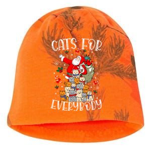 Cats For Everybody Ugly Christmas Cat Funny Xmas Gift Kati - Camo Knit Beanie