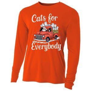 Cats For Everybody Christmas Cooling Performance Long Sleeve Crew