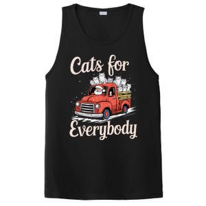 Cats For Everybody Christmas PosiCharge Competitor Tank