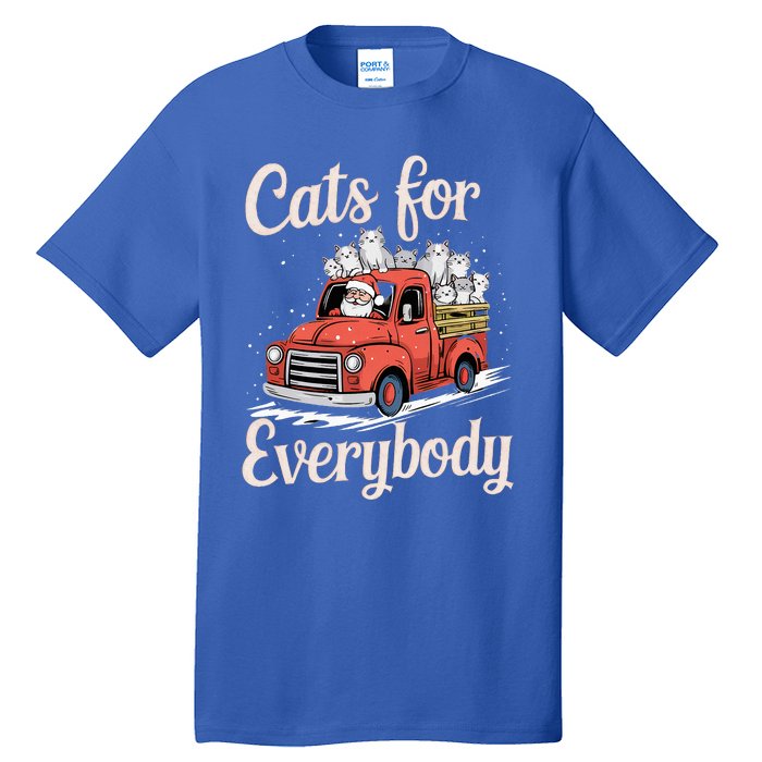 Cats For Everybody Christmas Tall T-Shirt