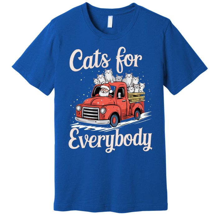 Cats For Everybody Christmas Premium T-Shirt