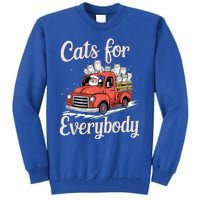 Cats For Everybody Christmas Tall Sweatshirt