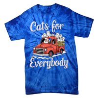 Cats For Everybody Christmas Tie-Dye T-Shirt