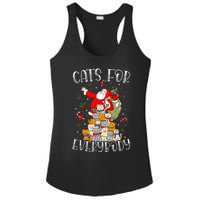 Cats For Everybody Ugly Christmas Cat Funny Xmas Ladies PosiCharge Competitor Racerback Tank