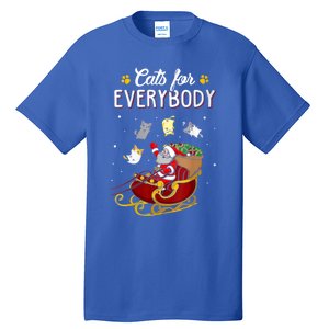 Cats For Everybody Ugly Christmas Cat Great Gift Cute Gift Tall T-Shirt