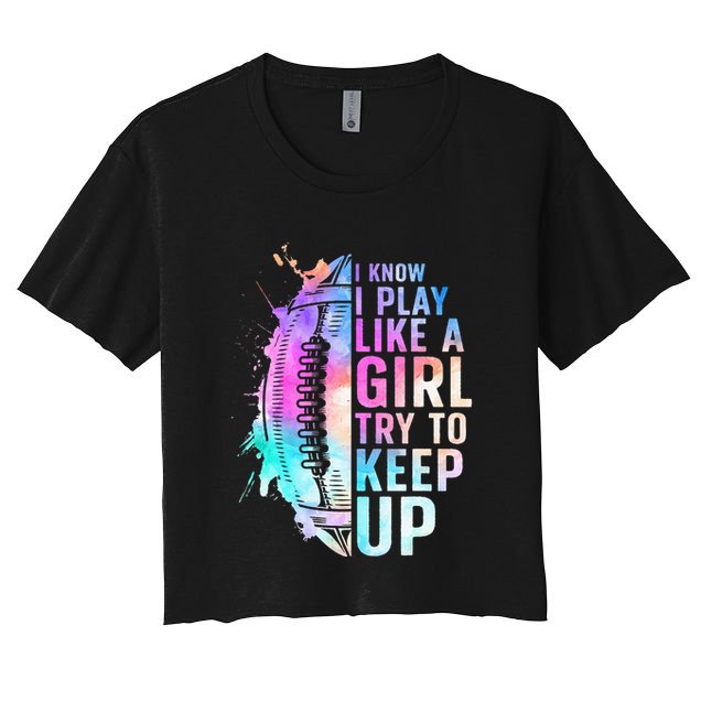 Cool Football For Girls Football Player Coach Sports Crop Top