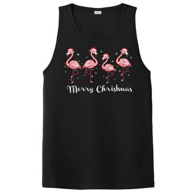 Christmas Funny Flamingo Pink Christmas Tree Xmas Great Gift PosiCharge Competitor Tank