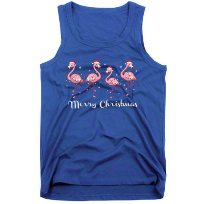 Christmas Funny Flamingo Pink Christmas Tree Xmas Great Gift Tank Top