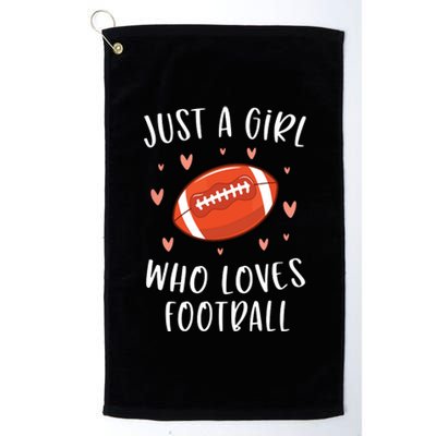 Cute Football For Just A Who Loves Football Platinum Collection Golf Towel