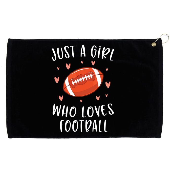 Cute Football For Just A Who Loves Football Grommeted Golf Towel