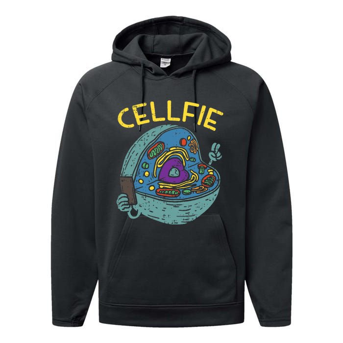 Cell Fie Funny Science Biology Teacher Performance Fleece Hoodie