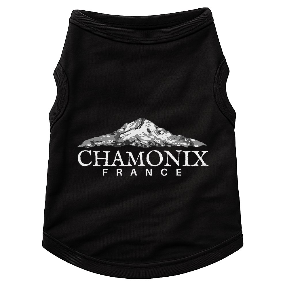 Chamonix France  French Alps Mountain Town Doggie Tank