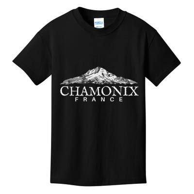Chamonix France  French Alps Mountain Town Kids T-Shirt