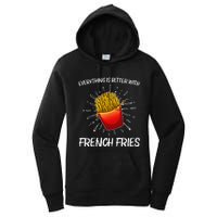 Cool Fries For French Fry Lover Fast Food Lovers Women's Pullover Hoodie