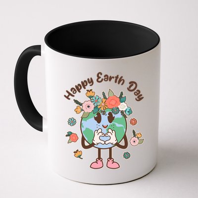 Cute Flower Floral Happy Earth Day Mug