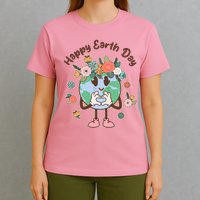 Cute Flower Floral Happy Earth Day T-Shirt