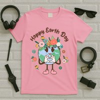 Cute Flower Floral Happy Earth Day T-Shirt