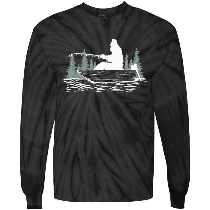 Cool Fishing Fisher M.E.N Tie-Dye Long Sleeve Shirt