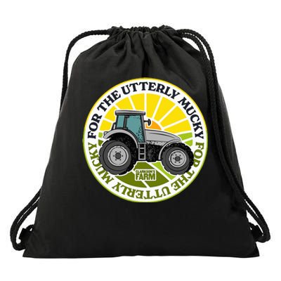 ClarksonS Farm For The Utterly Mucky Drawstring Bag