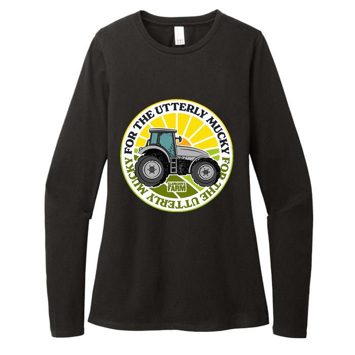 ClarksonS Farm For The Utterly Mucky Womens CVC Long Sleeve Shirt