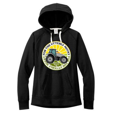 ClarksonS Farm For The Utterly Mucky Women's Fleece Hoodie