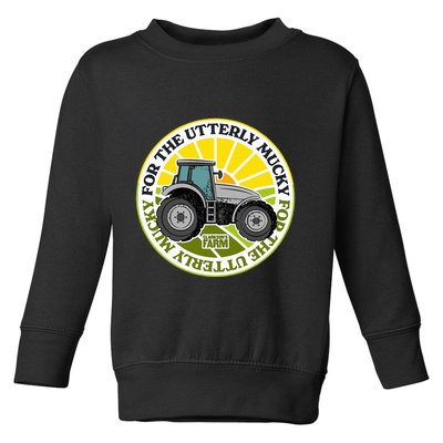 ClarksonS Farm For The Utterly Mucky Toddler Sweatshirt