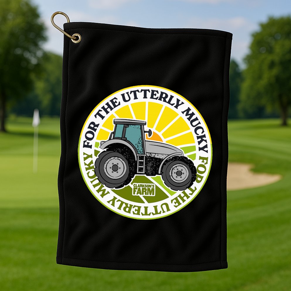 ClarksonS Farm For The Utterly Mucky Golf Towel