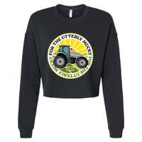 ClarksonS Farm For The Utterly Mucky Cropped Pullover Crew
