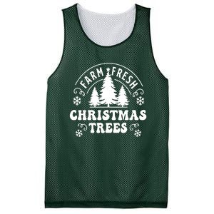 Christmas Farm Fresh Trees Retro Farmer Mesh Reversible Basketball Jersey Tank