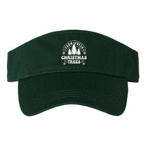 Christmas Farm Fresh Trees Retro Farmer Valucap Bio-Washed Visor