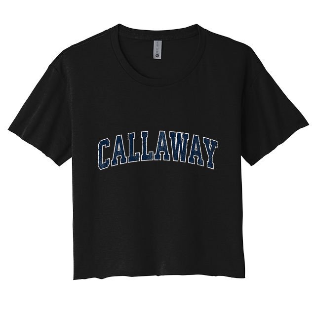 Callaway Florida Fl Vintage Sports Design Crop Top