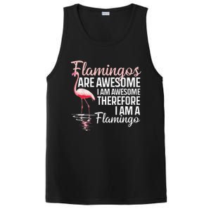 Cool Flamingo For Men Women Pink Flamingos Flock Bird Lovers PosiCharge Competitor Tank