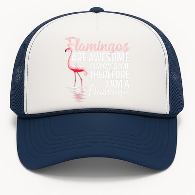 Cool Flamingo For Men Women Pink Flamingos Flock Bird Lovers Trucker Hat