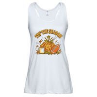 Cozy Fall Football Lovers Pumpkin Spice Thanksgiving Ladies Essential Flowy Tank