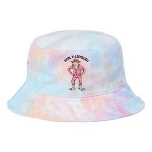 Cowgirl Frog Funny Western Frog Country Frogcore Cowboy Tie Dye Newport Bucket Hat