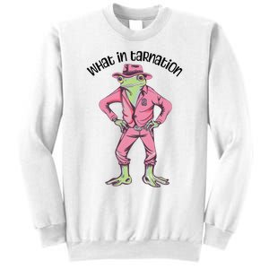 Cowgirl Frog Funny Western Frog Country Frogcore Cowboy Sweatshirt