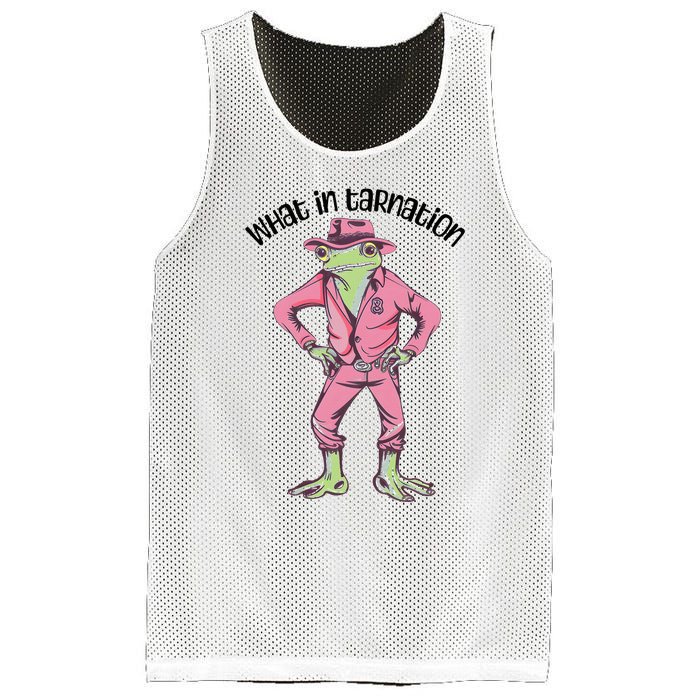 Cowgirl Frog Funny Western Frog Country Frogcore Cowboy Mesh Reversible Basketball Jersey Tank