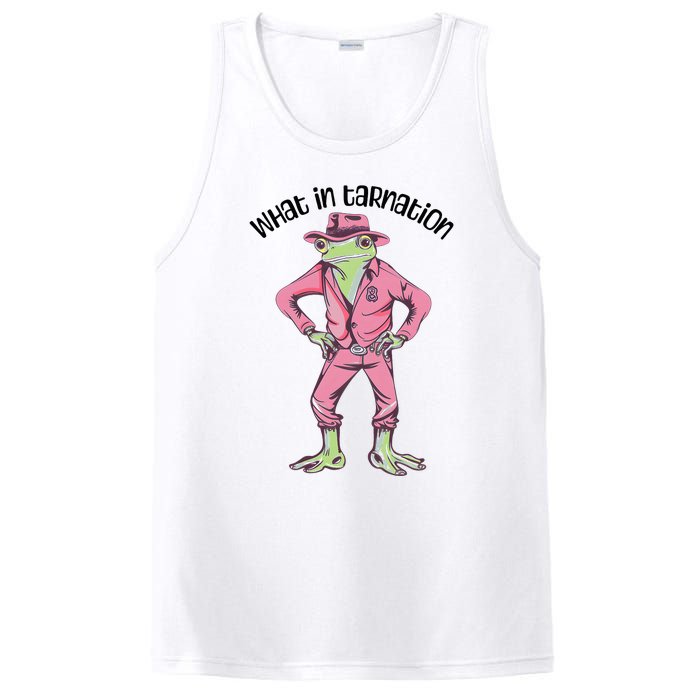 Cowgirl Frog Funny Western Frog Country Frogcore Cowboy PosiCharge Competitor Tank