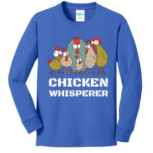 Chickens: For Farmers Chicken Keepers And Chicken Whisperer Cute Gift Kids Long Sleeve Shirt