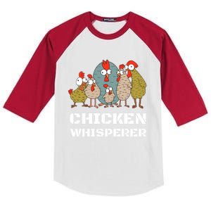 Chickens: For Farmers Chicken Keepers And Chicken Whisperer Cute Gift Kids Colorblock Raglan Jersey